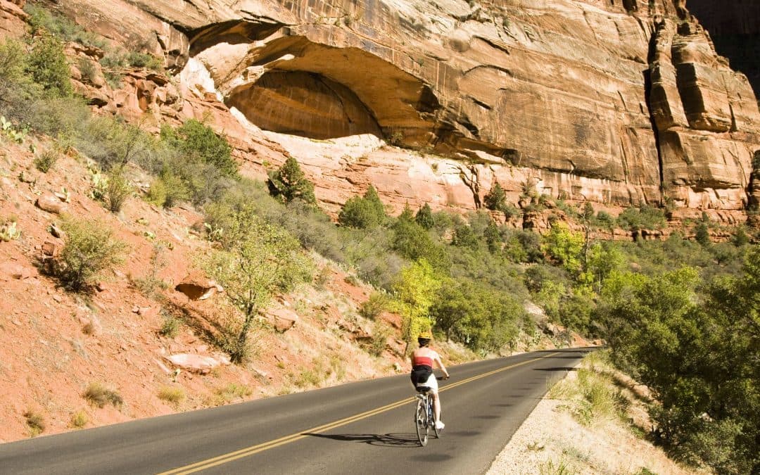 Biking in Zion