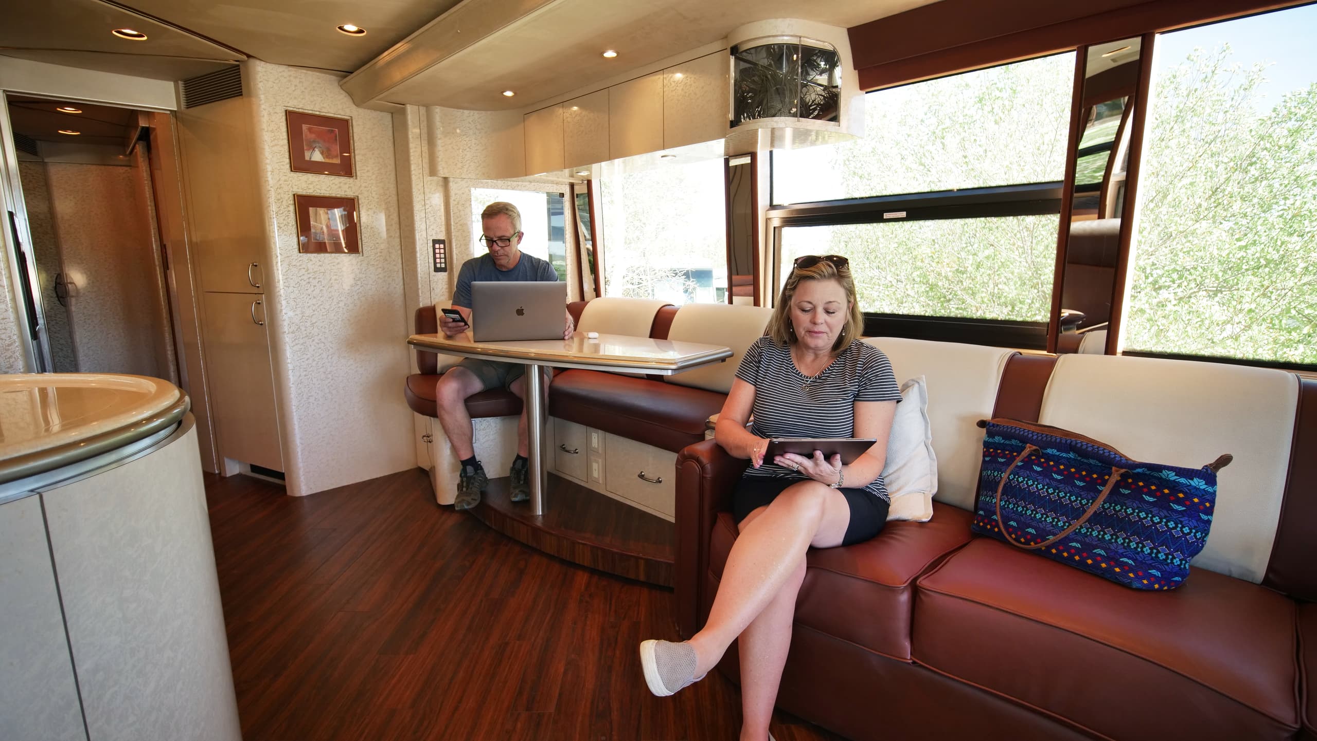 Remote work in an rv