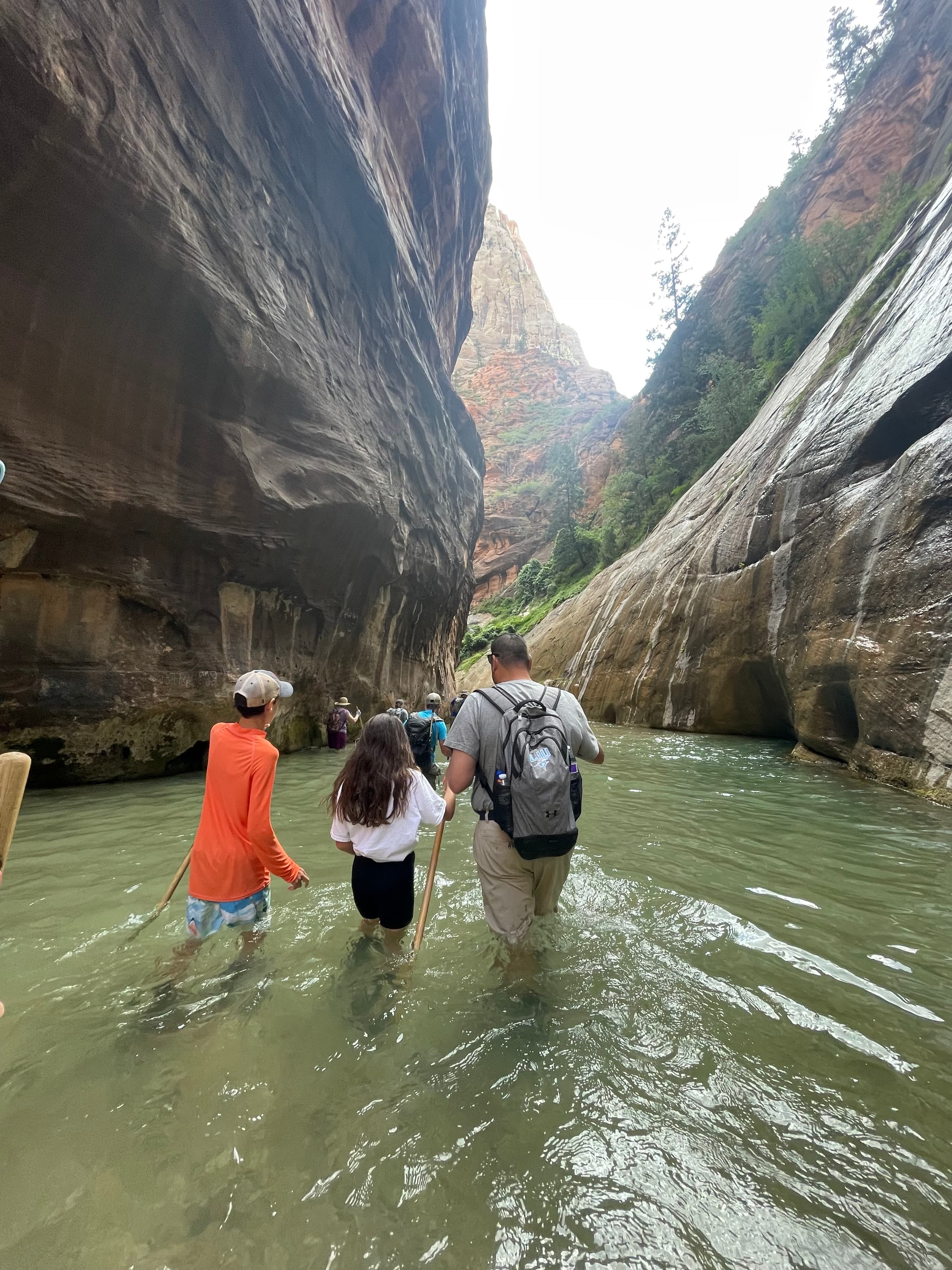 Hiking the Narrows