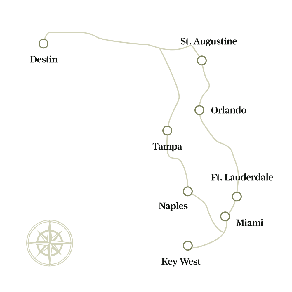 Florida Tour Map